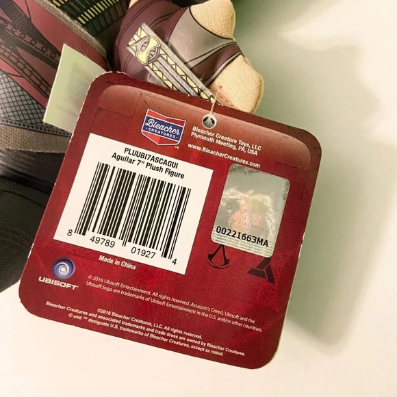 2016 Assassins Creed Aguilar Plush Bleacher Creatures 7 Inch Figure Toy - Picture 8 of 12